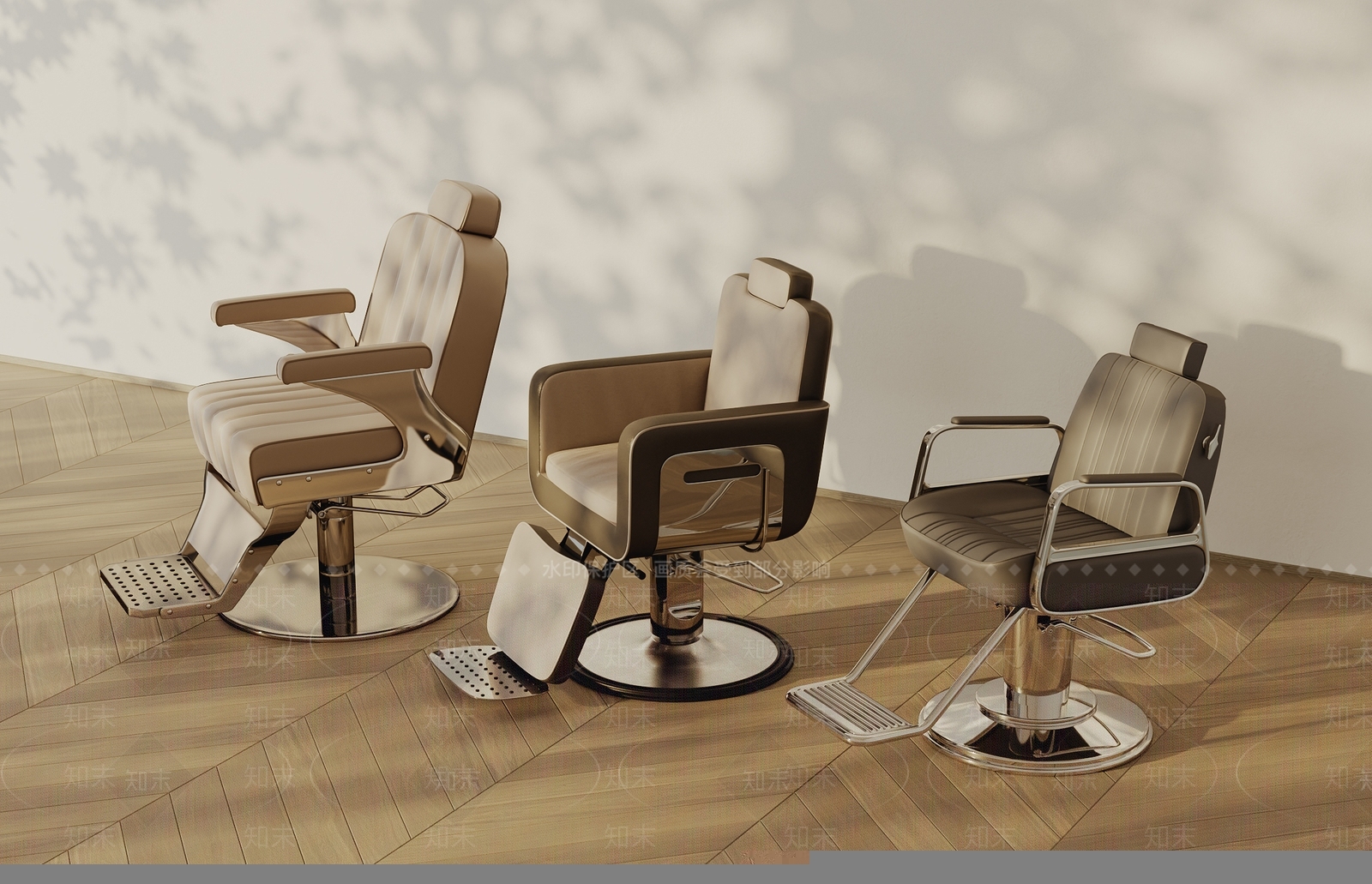 现代理发椅3D模型下载【ID:1161194781】