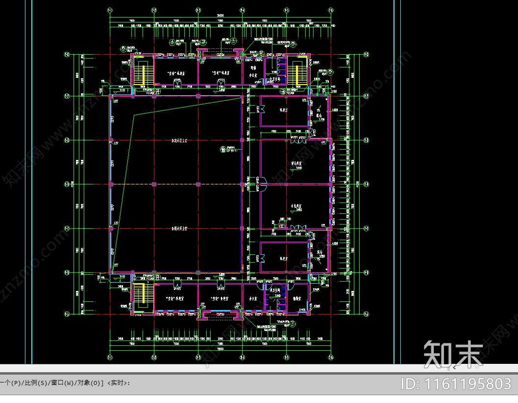 殡仪馆殡礼楼cad施工图下载【ID:1161195803】