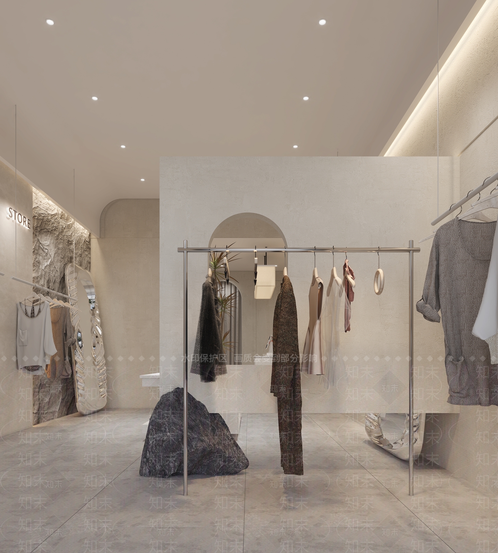 现代服装店3D模型下载【ID:1161197255】