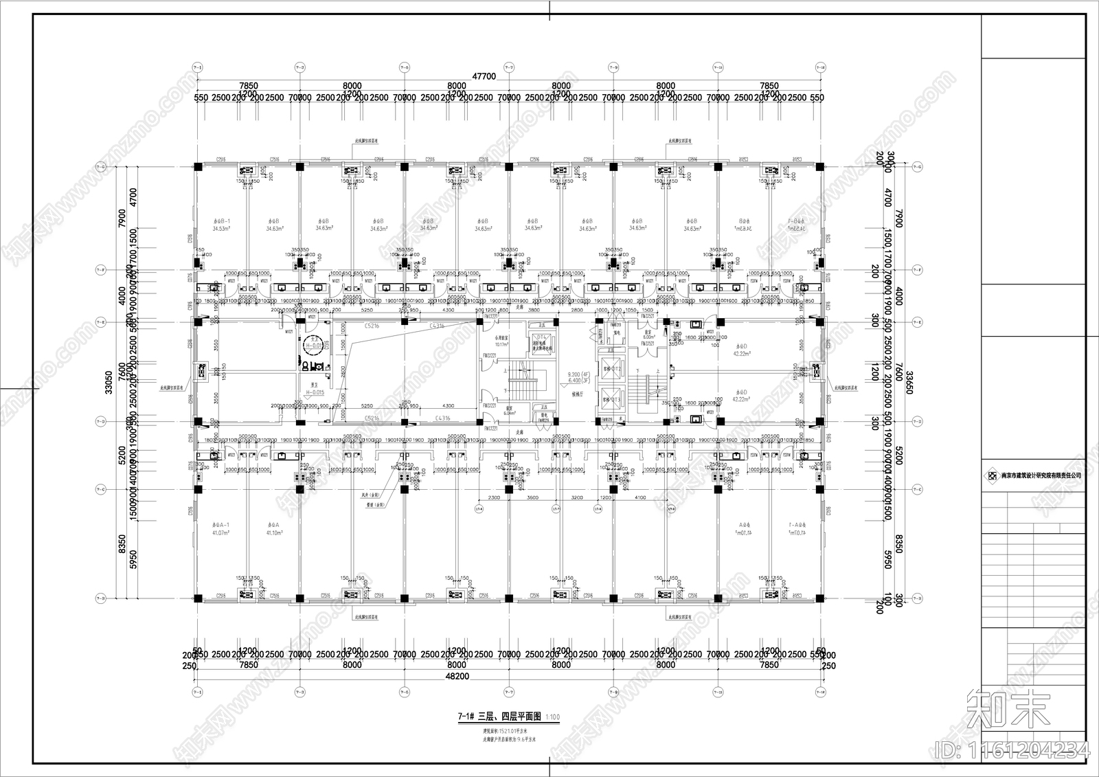 桃源里项目建筑cad施工图下载【ID:1161204234】