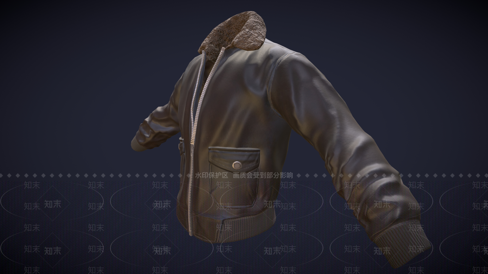 飞行夹克3D模型下载【ID:1161206058】