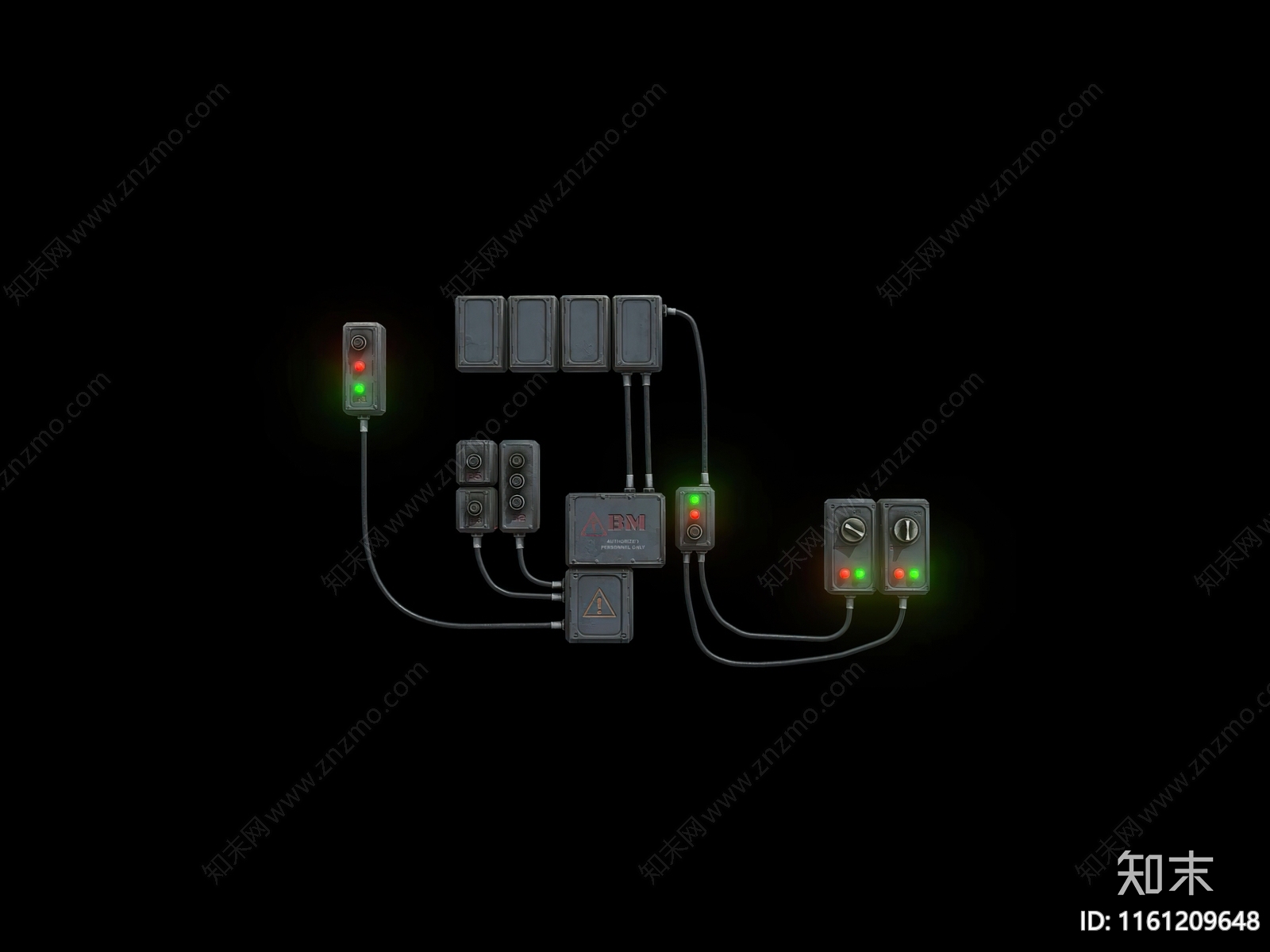 现代设备电动开关SU模型下载【ID:1161209648】