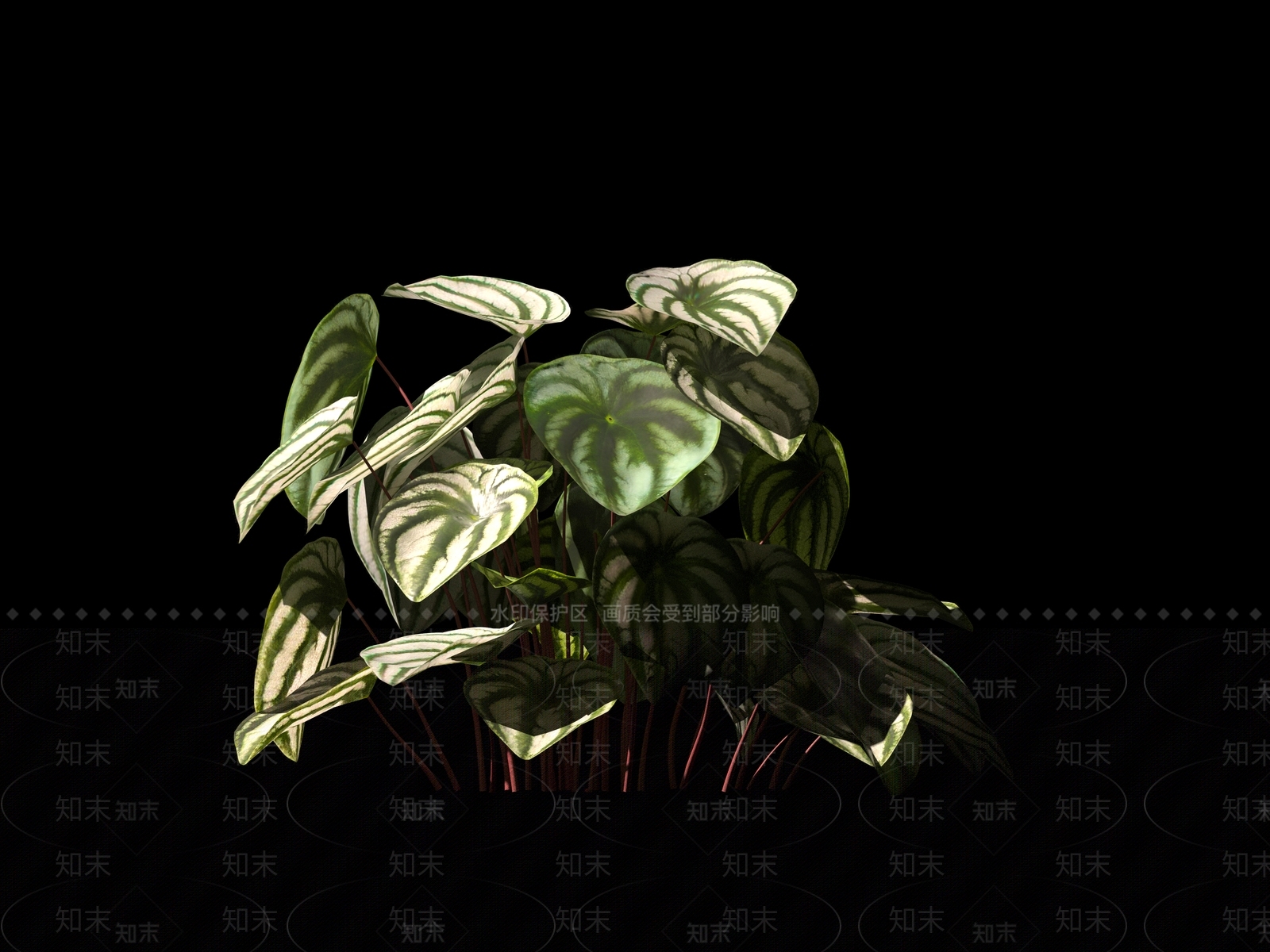现代绿植3D模型下载【ID:1161211265】