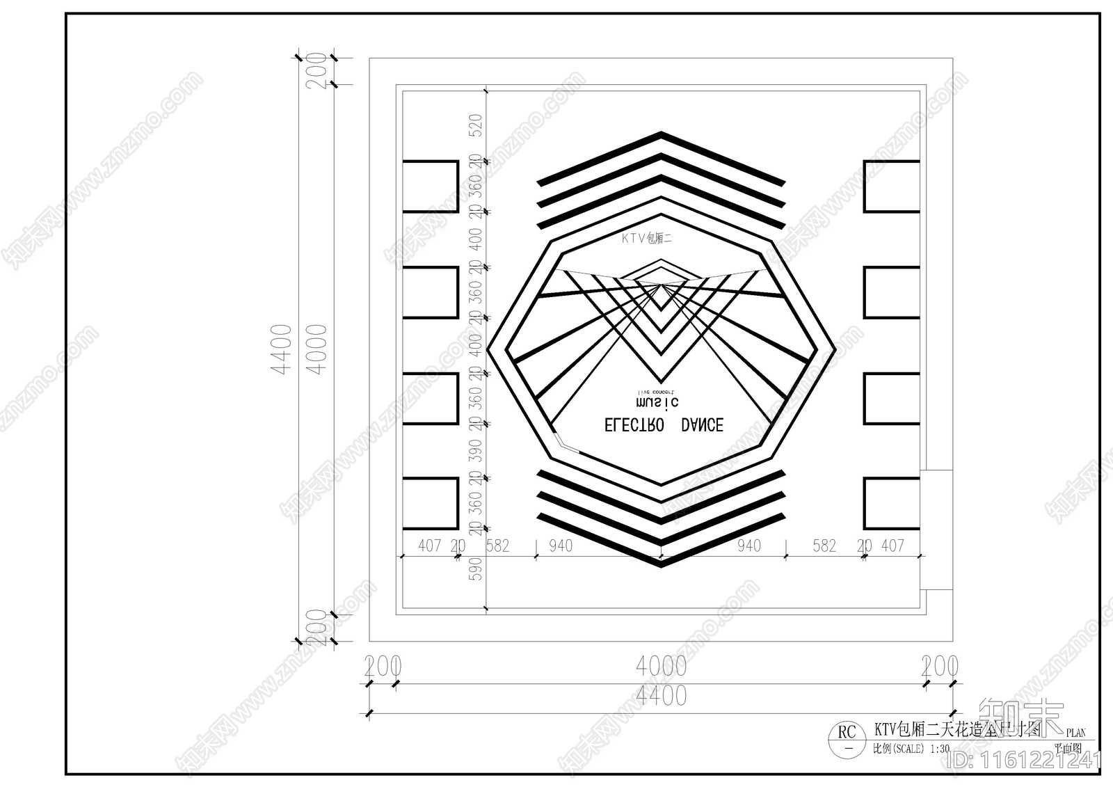 现代KTVcad施工图下载【ID:1161221241】