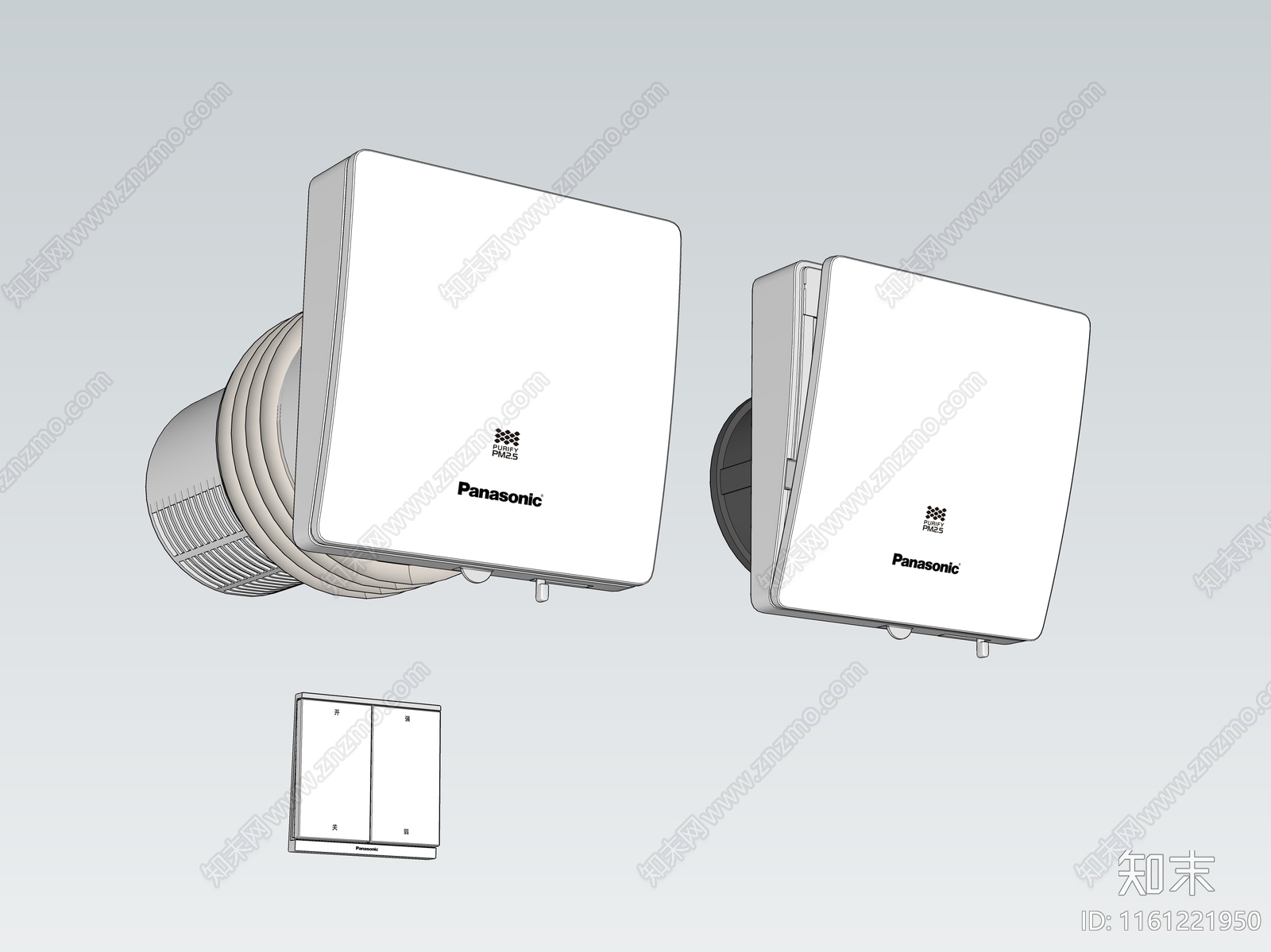 松下Panasonic家用壁挂式新风机SU模型下载【ID:1161221950】
