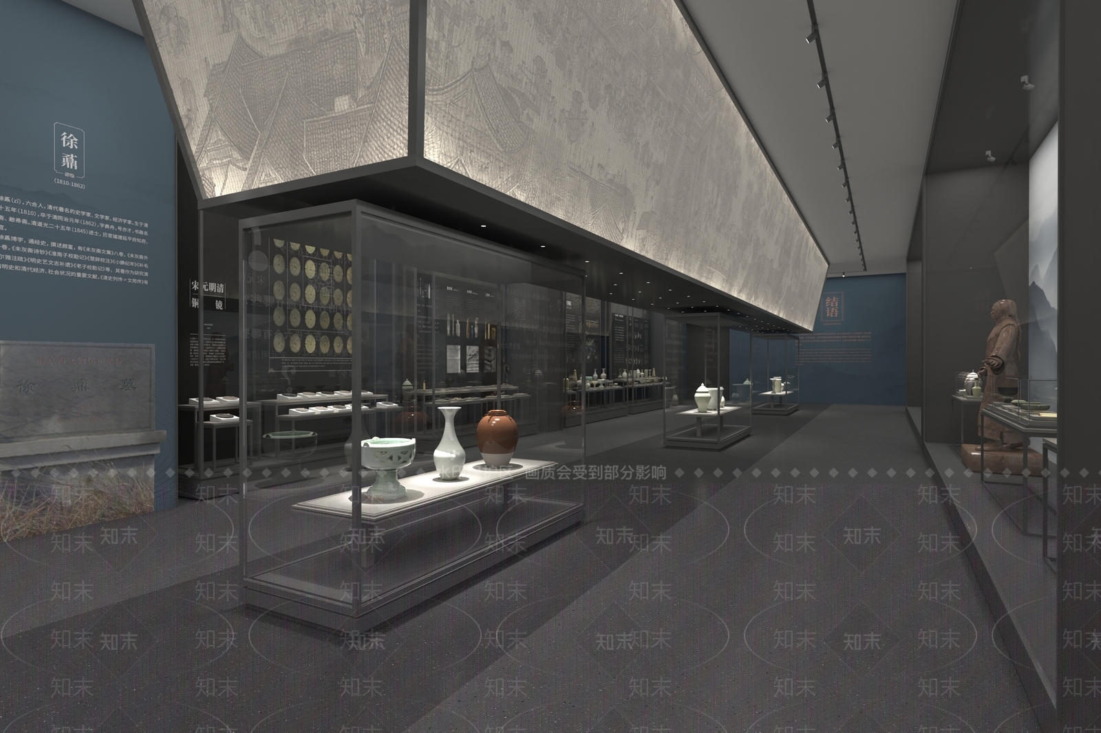 新中式博物馆3D模型下载【ID:1161222695】