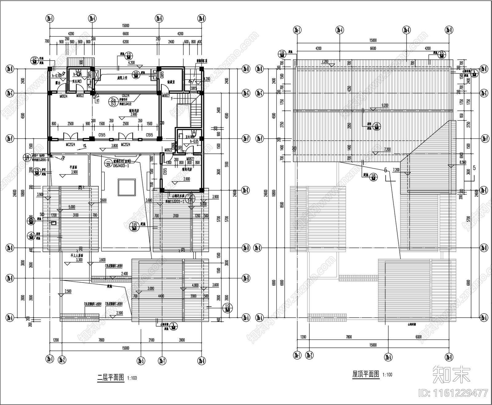新中式风格商业街建cad施工图下载【ID:1161229477】