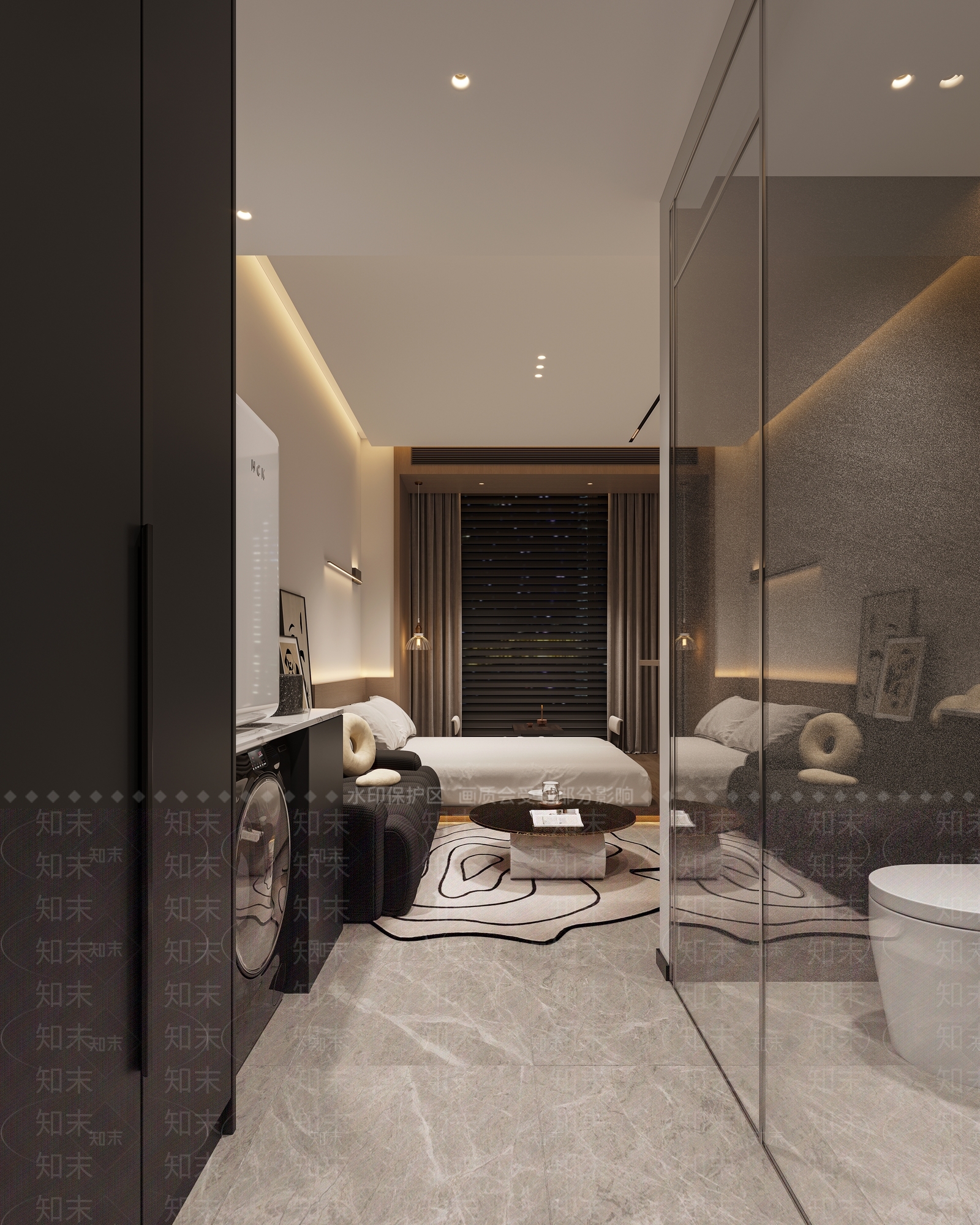现代公寓3D模型下载【ID:1161233101】