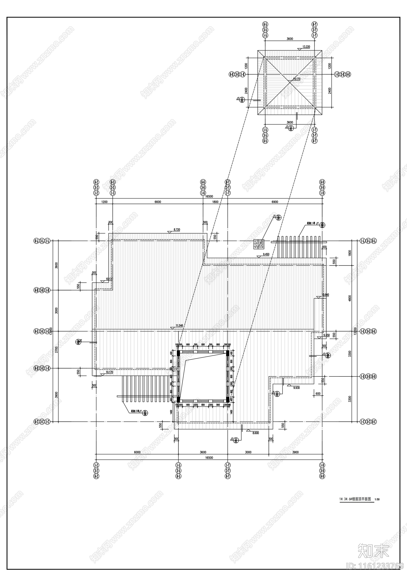 三层西班牙风格私人别墅建筑设计方案cad施工图下载【ID:1161233769】