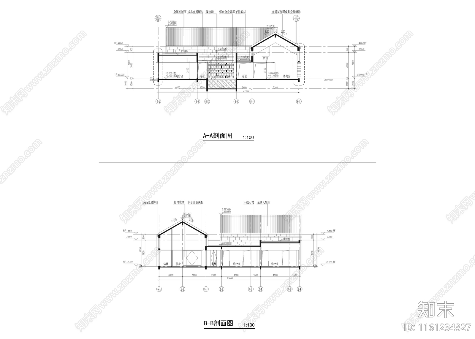 760㎡SPA美容cad施工图下载【ID:1161234327】