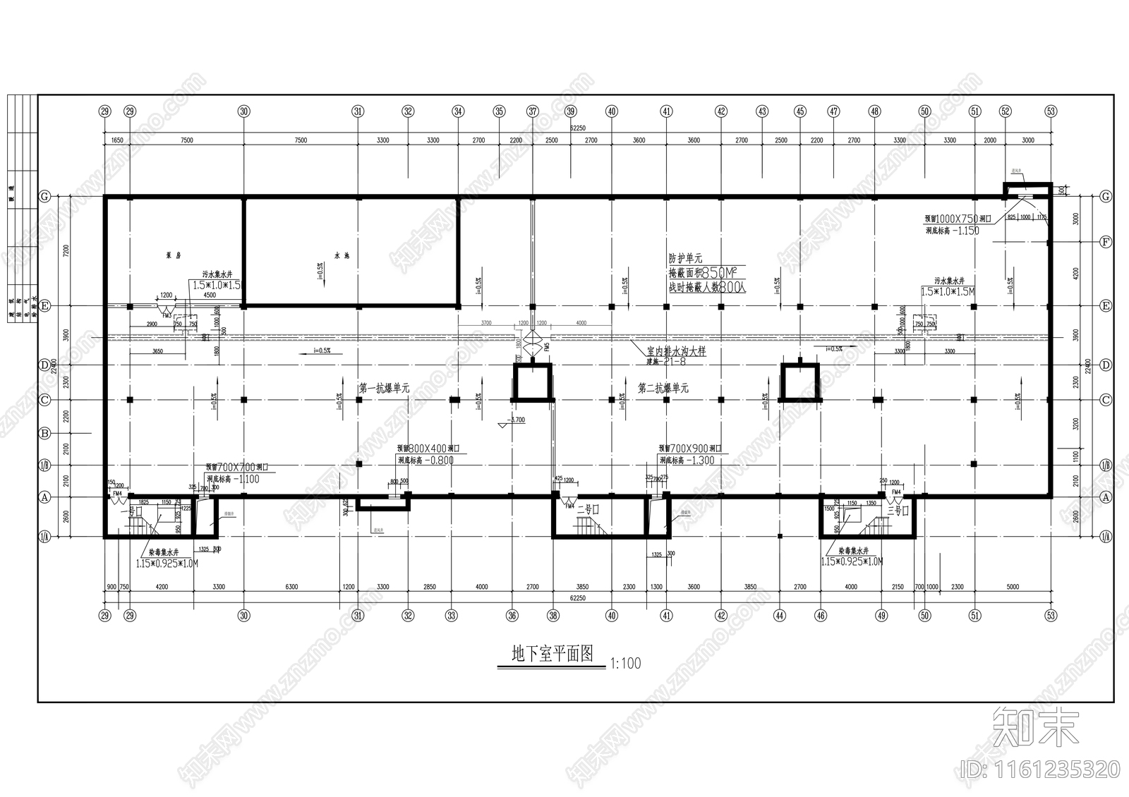 十一层住宅建cad施工图下载【ID:1161235320】