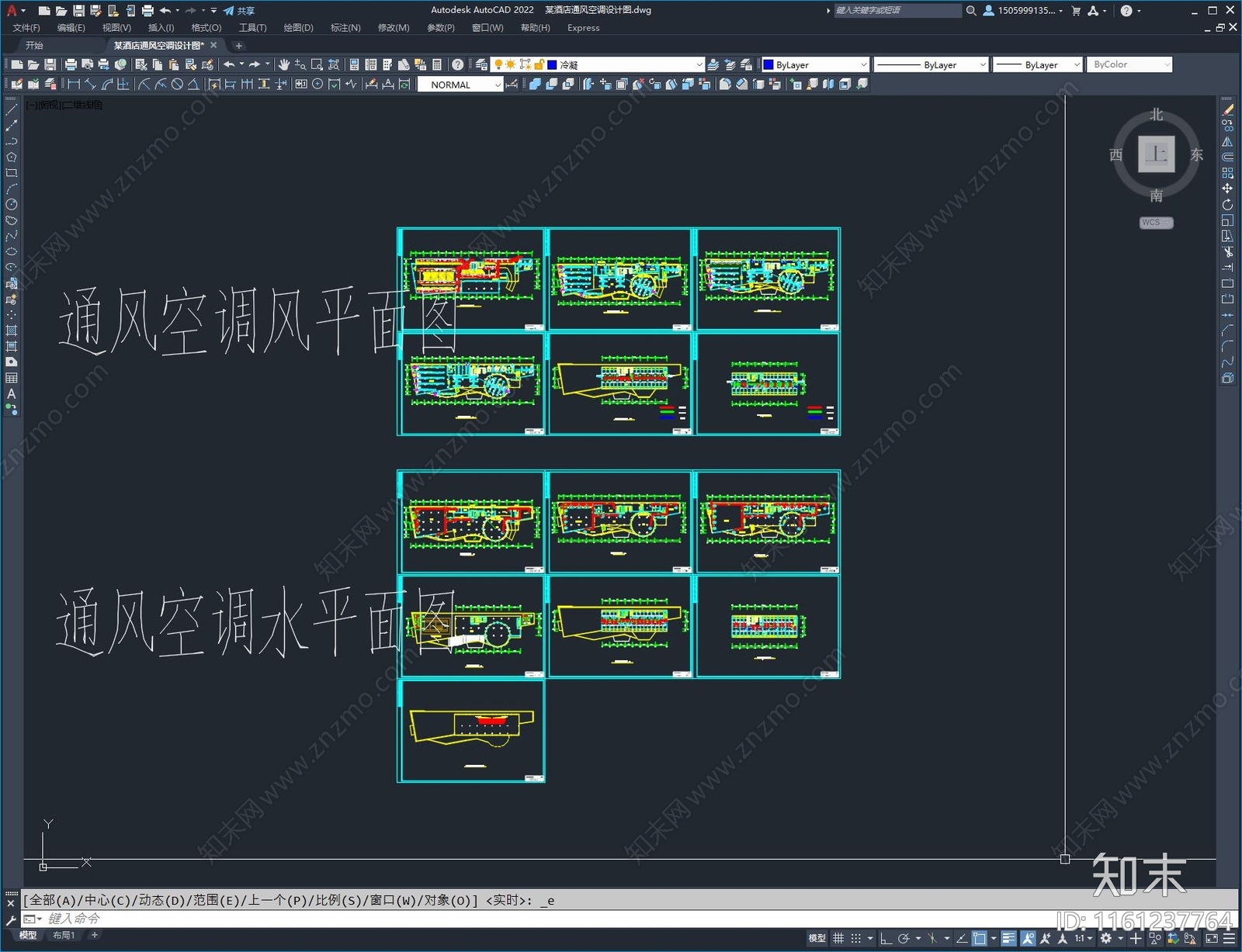 某酒店通风空调设计图施工图下载【ID:1161237764】