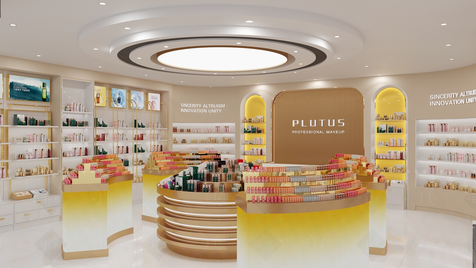 现代美妆店3D模型下载【ID:1161243196】