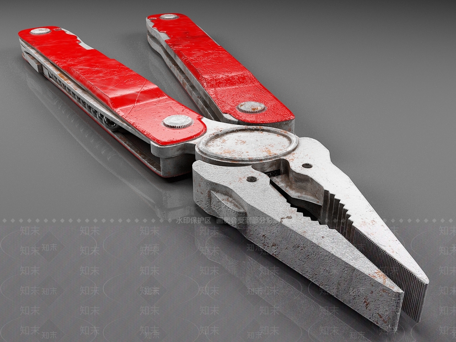 老虎钳3D模型下载【ID:1161245549】