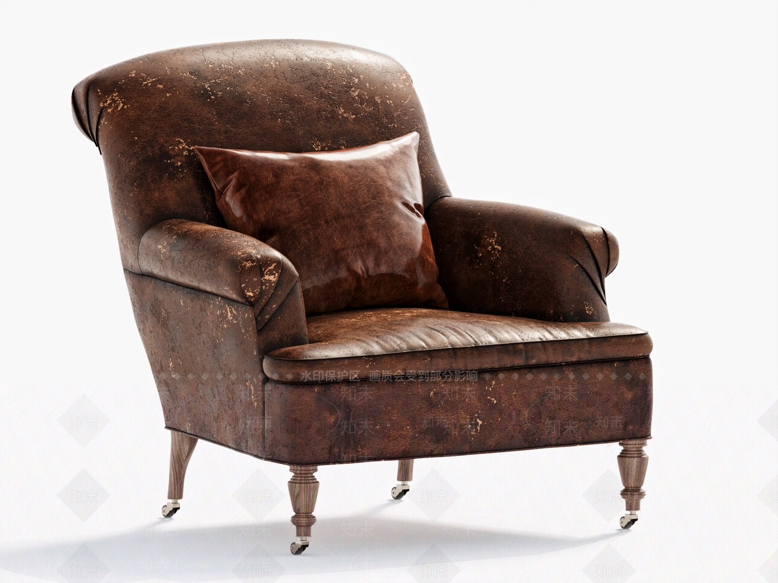 简欧皮质沙发SU模型下载【ID:1161254449】