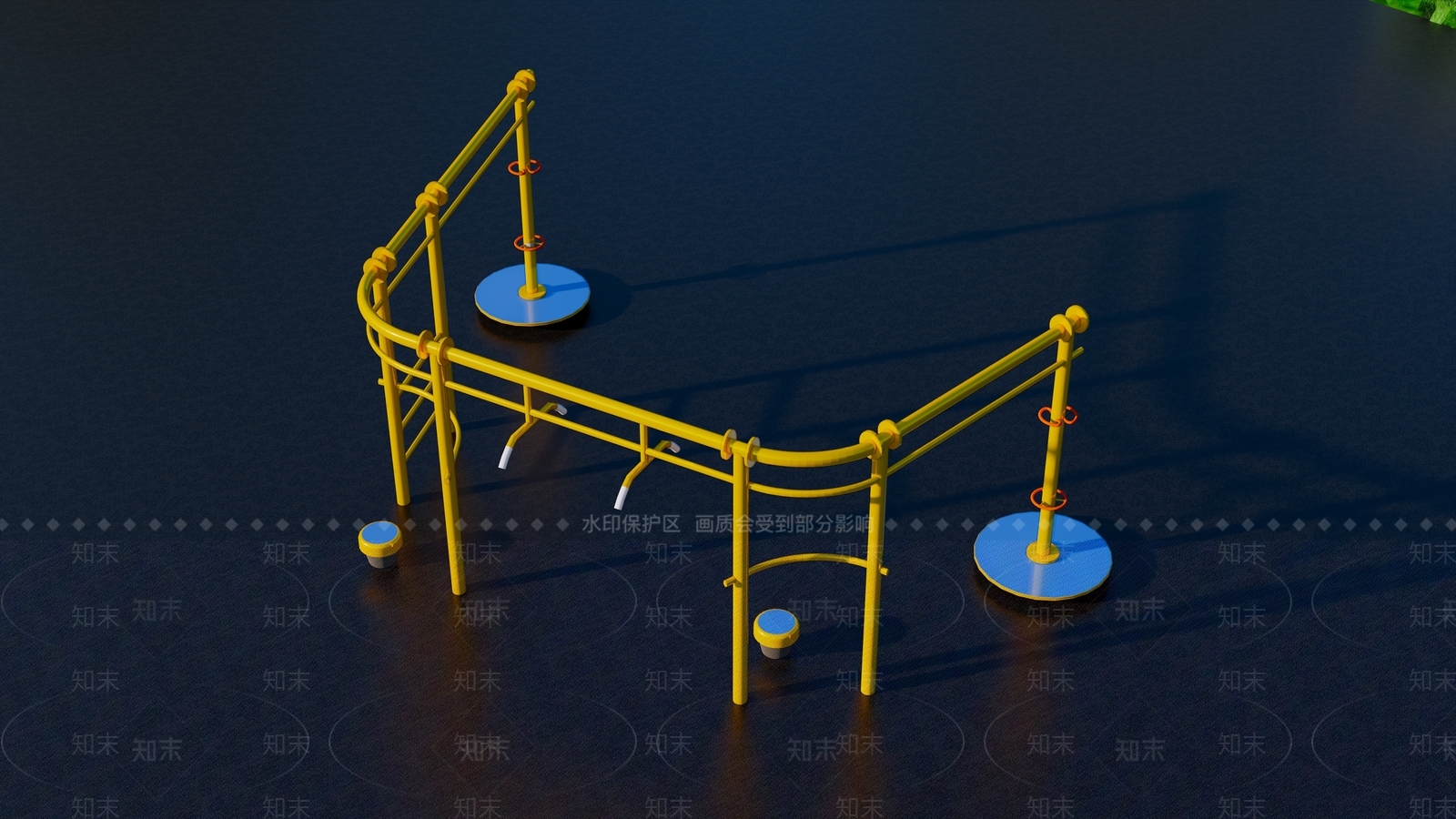 儿童活动器材SU模型下载【ID:1161255199】