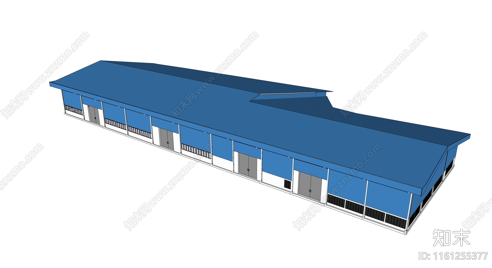 现代厂房SU模型下载【ID:1161255377】