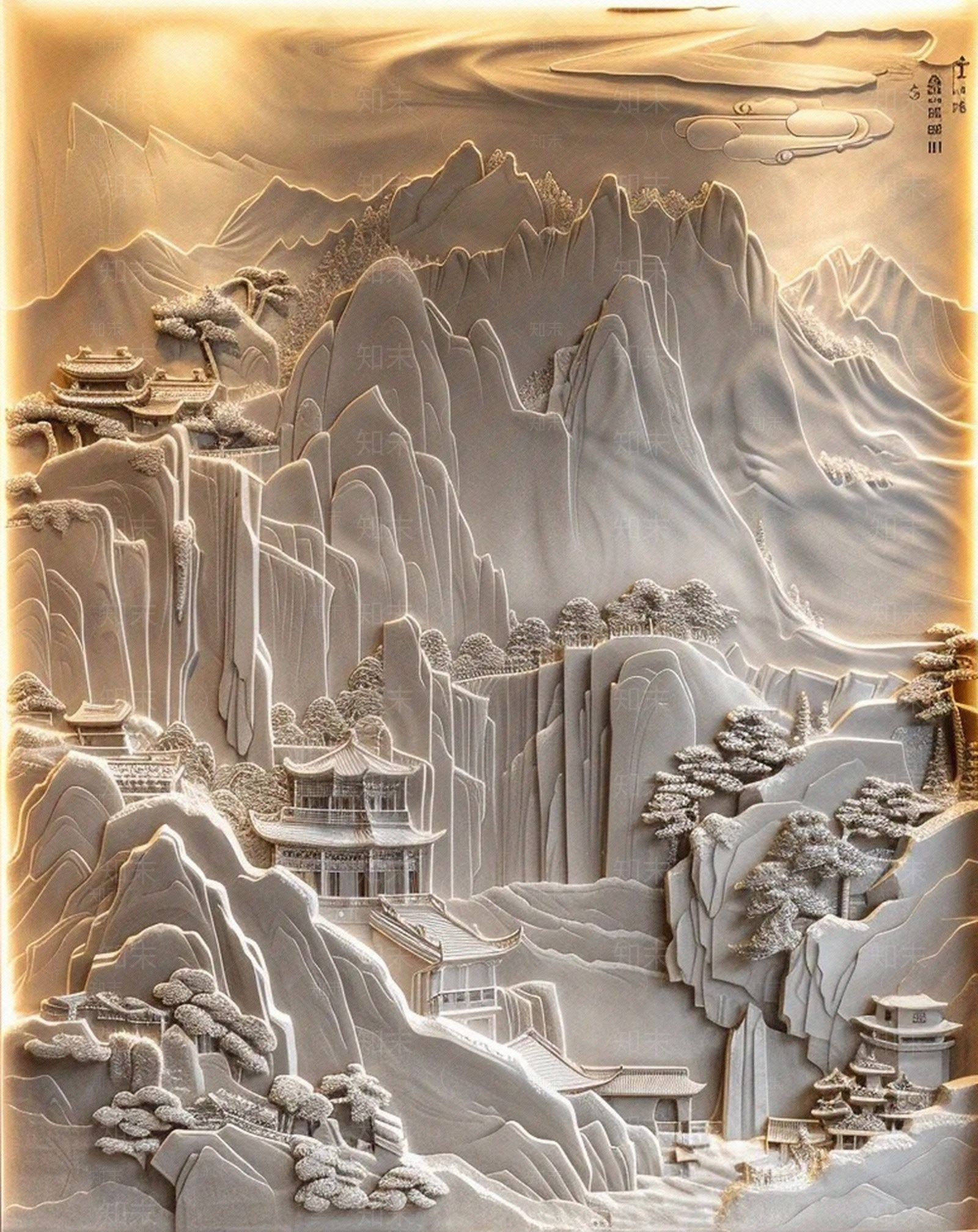 浮雕高端浮雕壁画贴图下载【ID:1161259198】