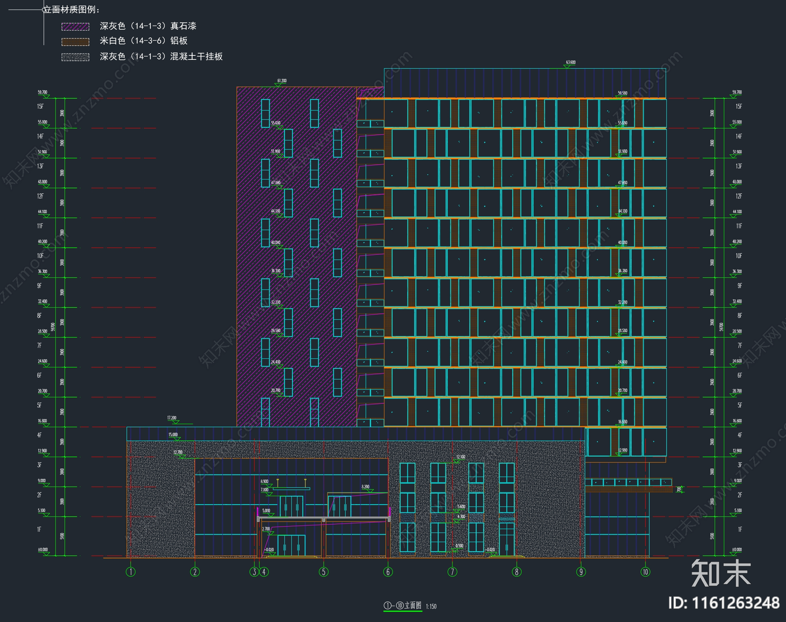 科创城标准化厂房建筑结构暖通水电地库图纸施工图下载【ID:1161263248】