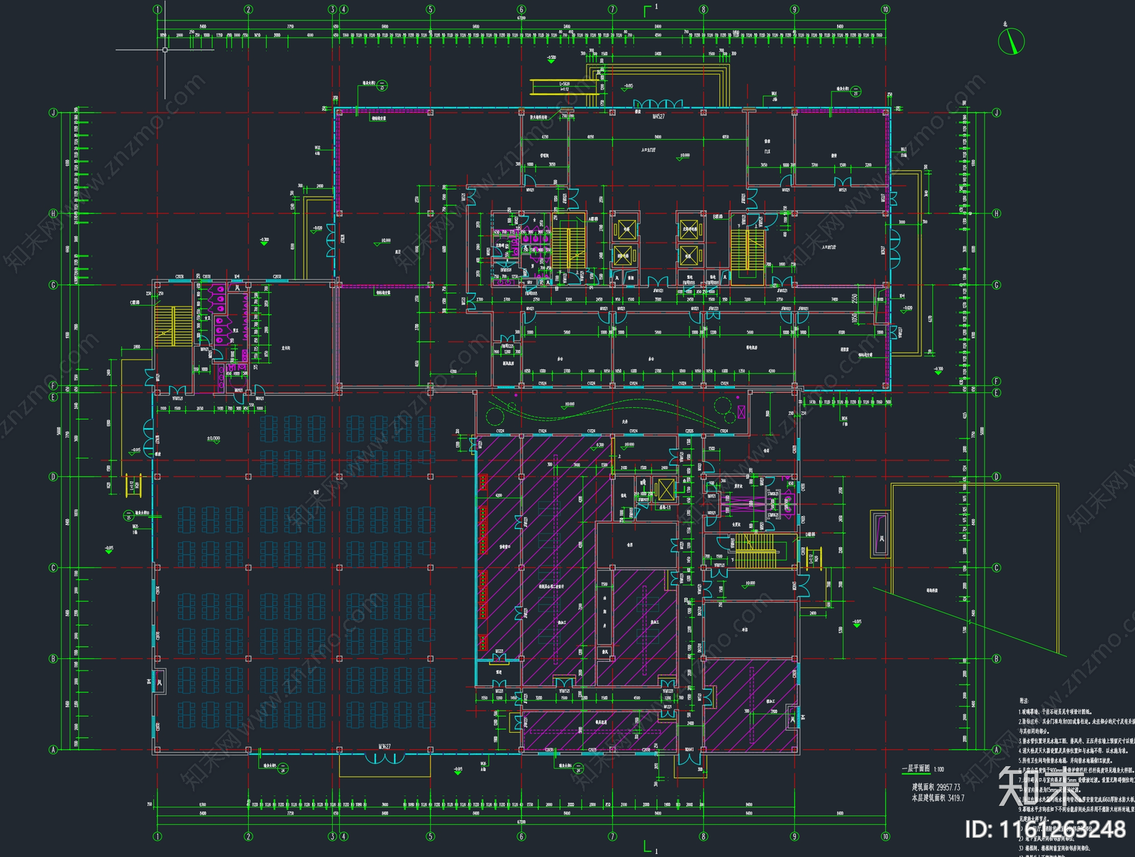 科创城标准化厂房建筑结构暖通水电地库图纸施工图下载【ID:1161263248】