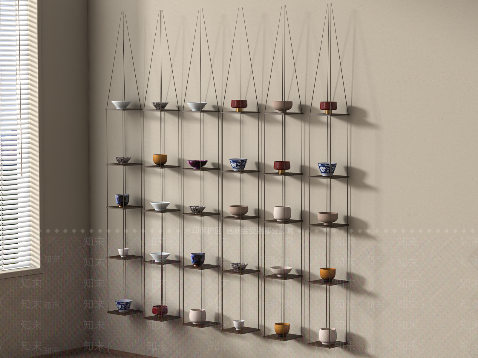 中式茶具3D模型下载【ID:1161272619】