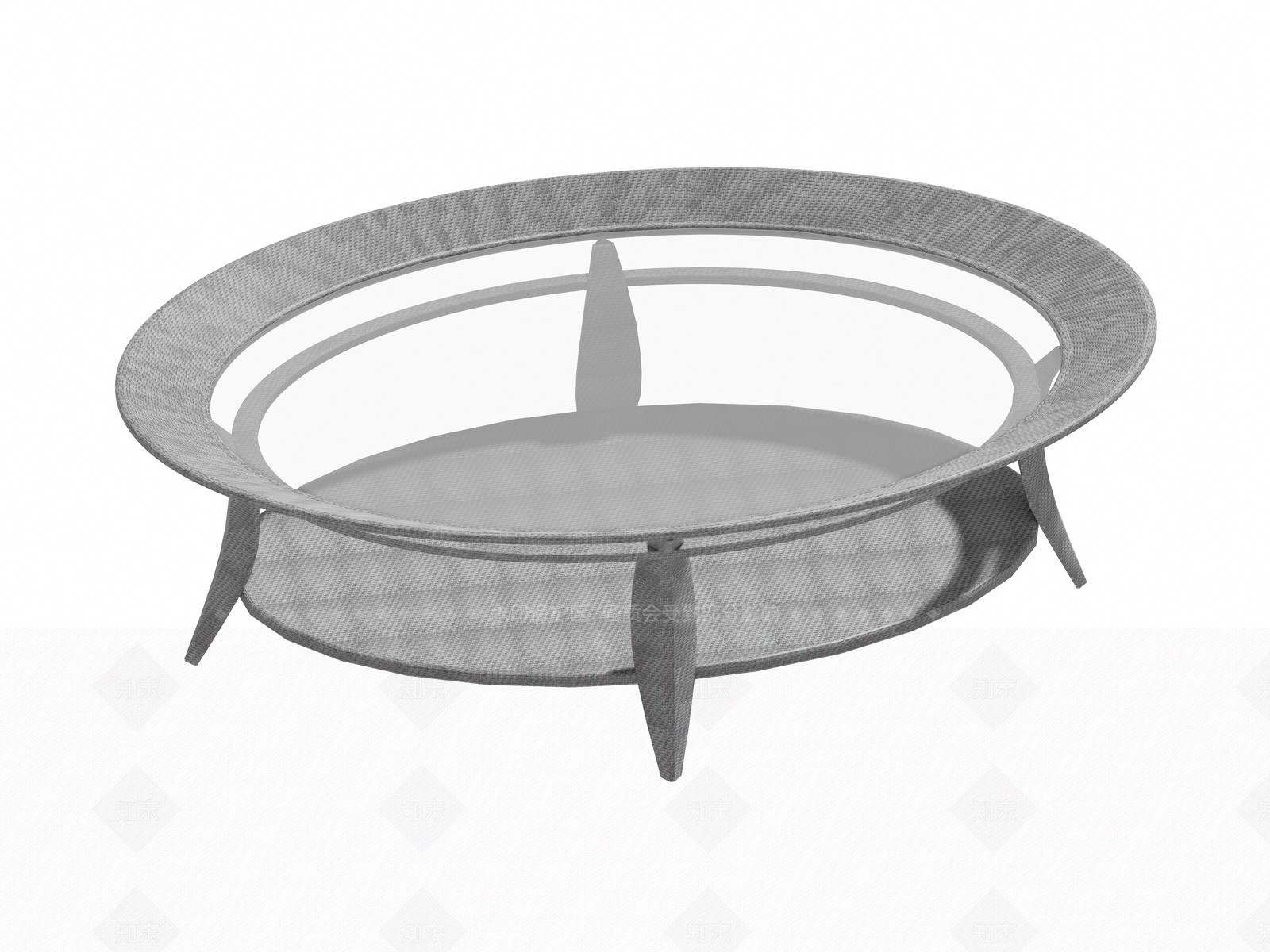 现代露台阳台茶几3D模型下载【ID:1161311827】