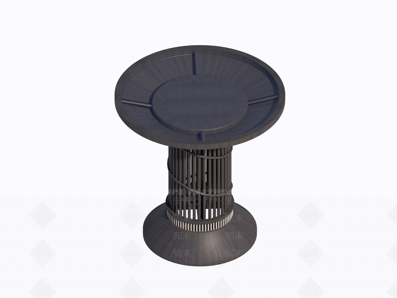 美式露台阳台茶几3D模型下载【ID:1161312034】