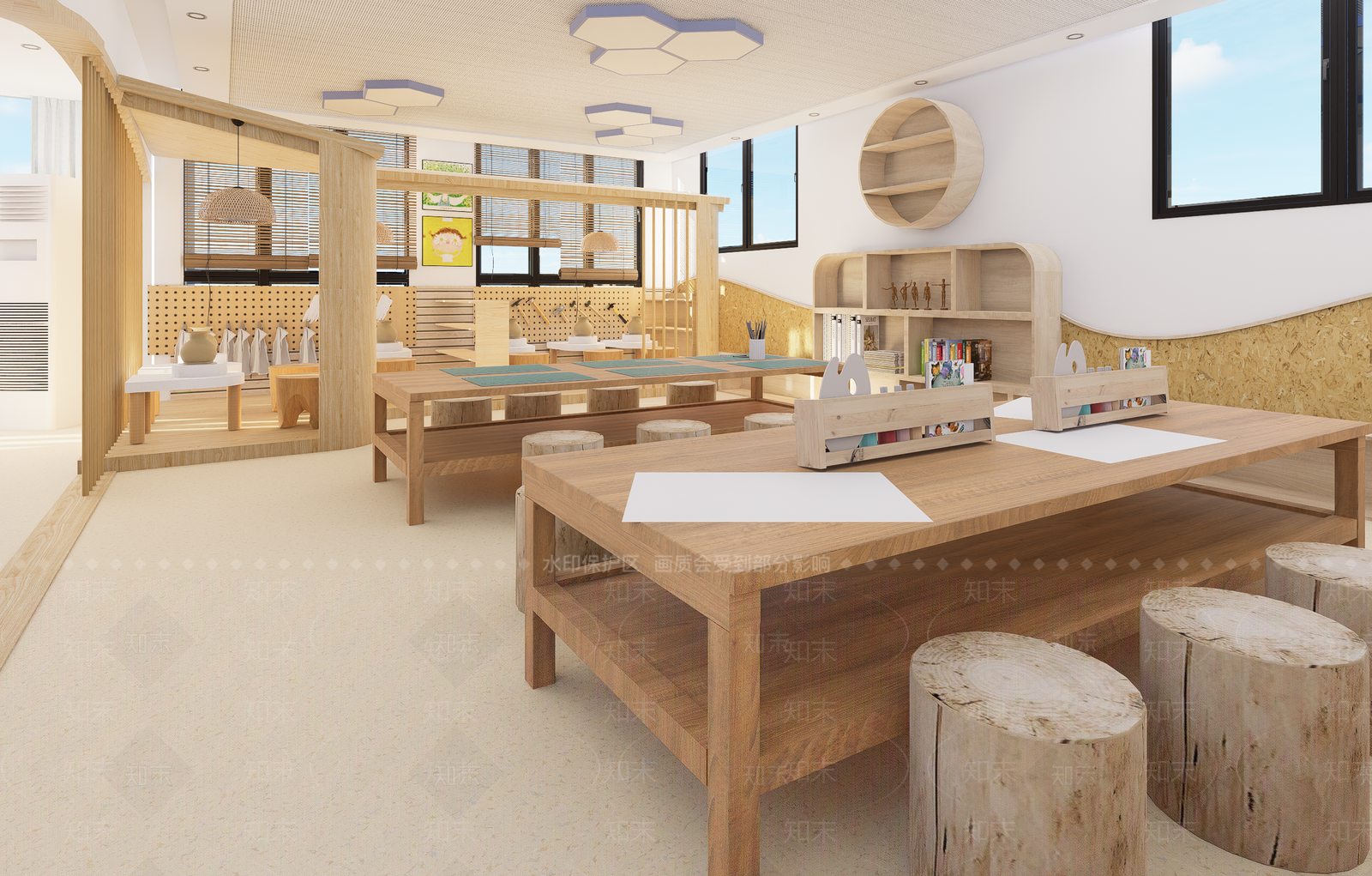 现代手工坊SU模型下载【ID:1161368270】