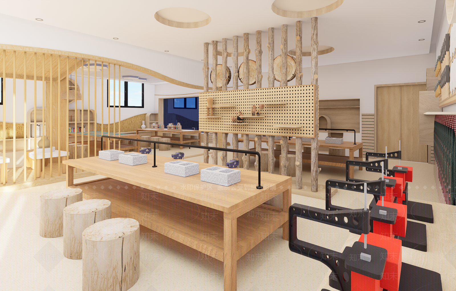 现代手工坊SU模型下载【ID:1161368270】