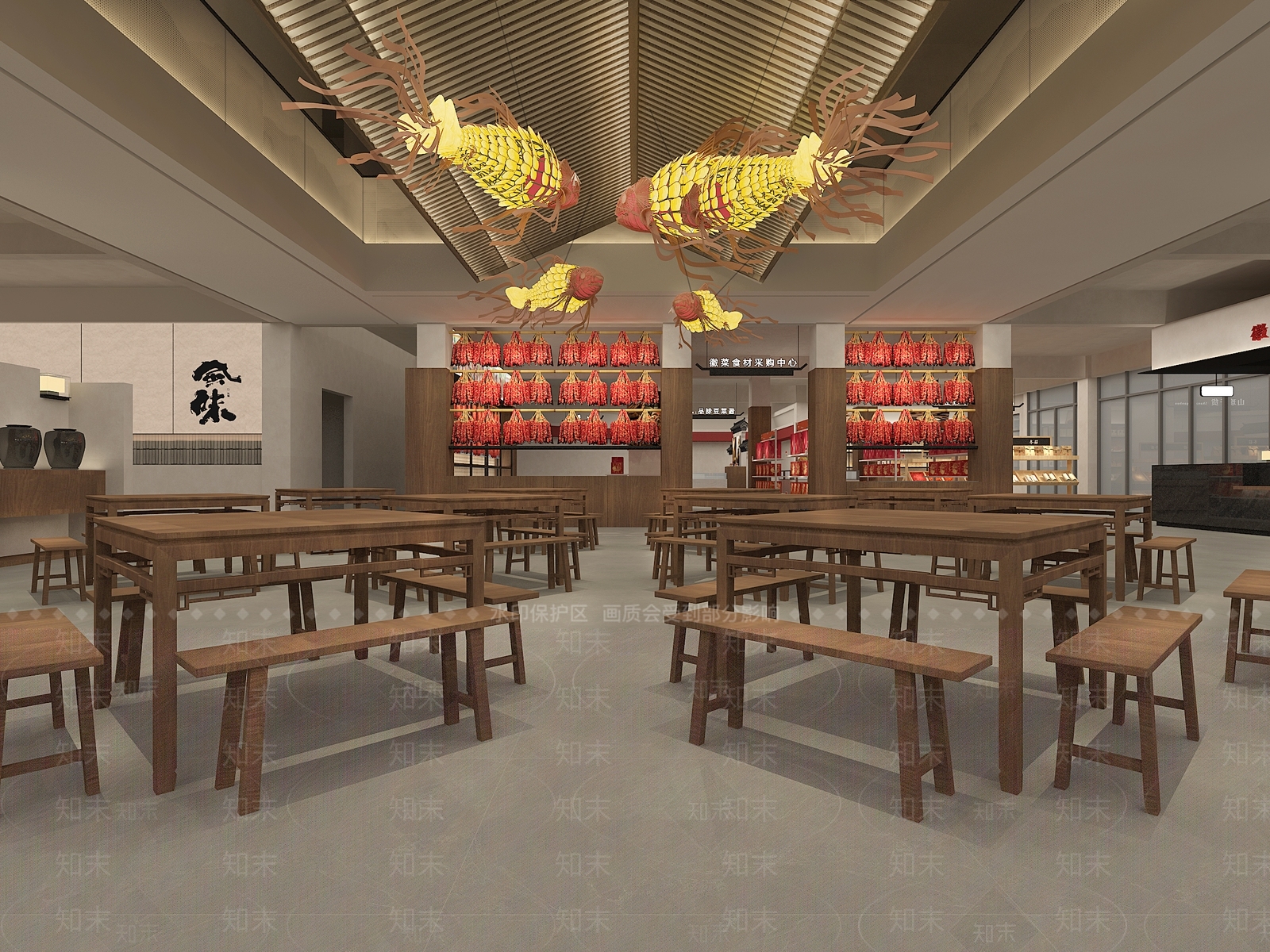 中式徽派地方菜3D模型下载【ID:1161334592】