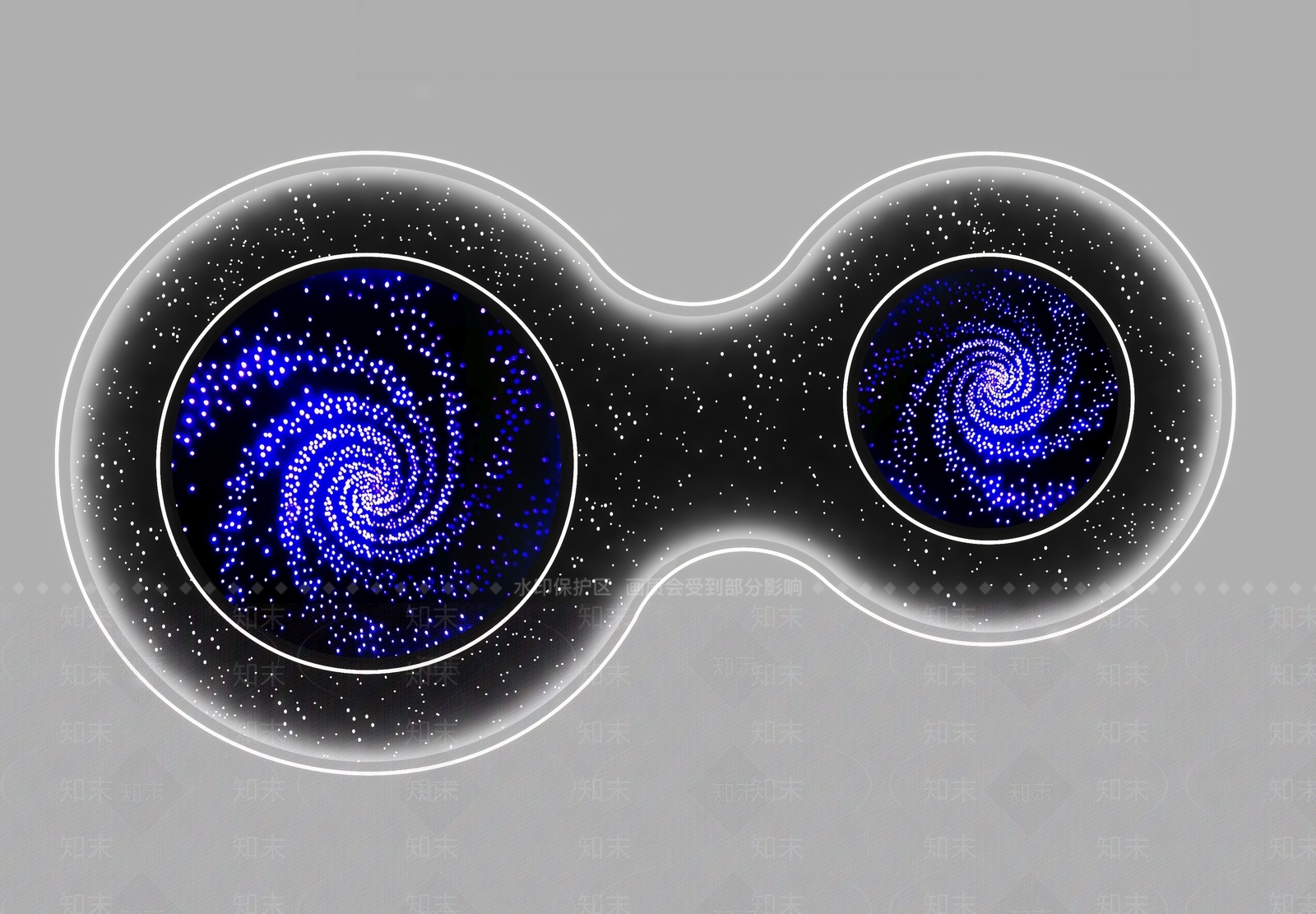 现代科技星空顶天花SU模型下载【ID:1161341406】