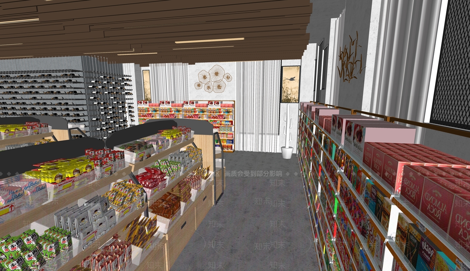现代便利店SU模型下载【ID:1161342372】