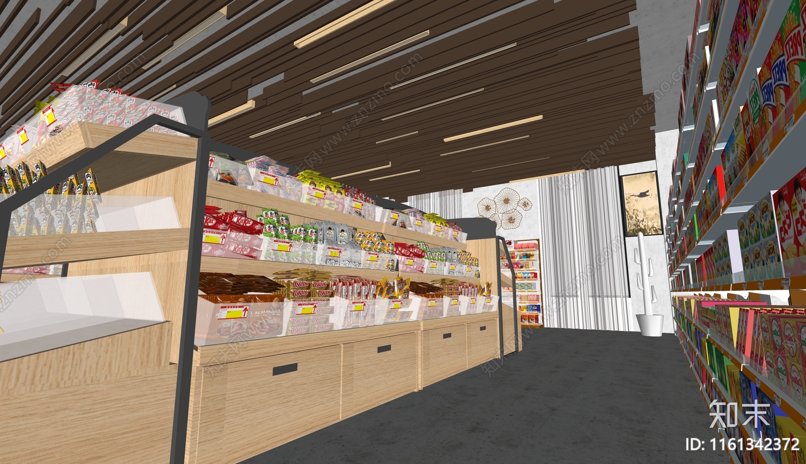 现代便利店SU模型下载【ID:1161342372】