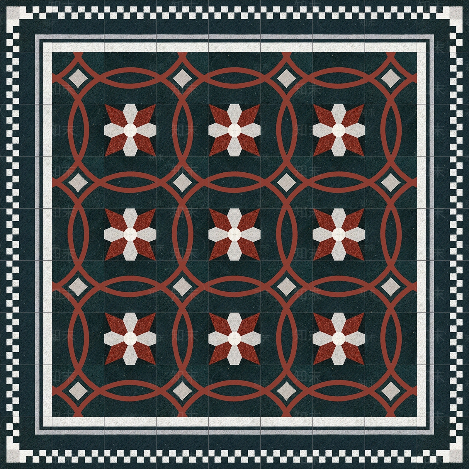 无缝现代水泥混凝土大理石材几何拼花图案瓷砖花砖地砖墙砖贴图下载【ID:1161344961】