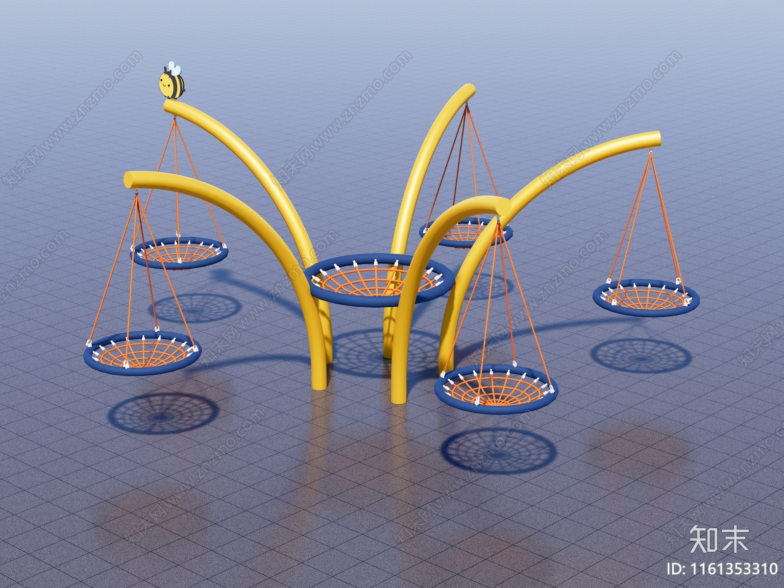 现代儿童吊椅SU模型下载【ID:1161353310】