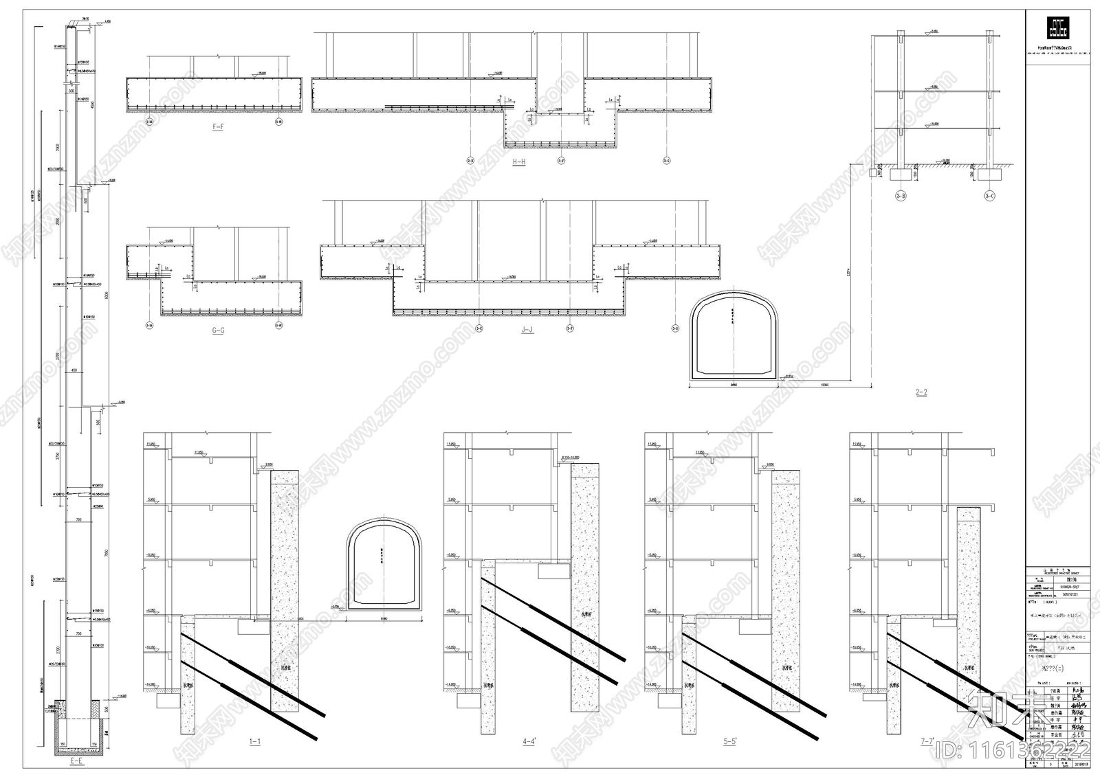 高层公建结cad施工图下载【ID:1161362222】