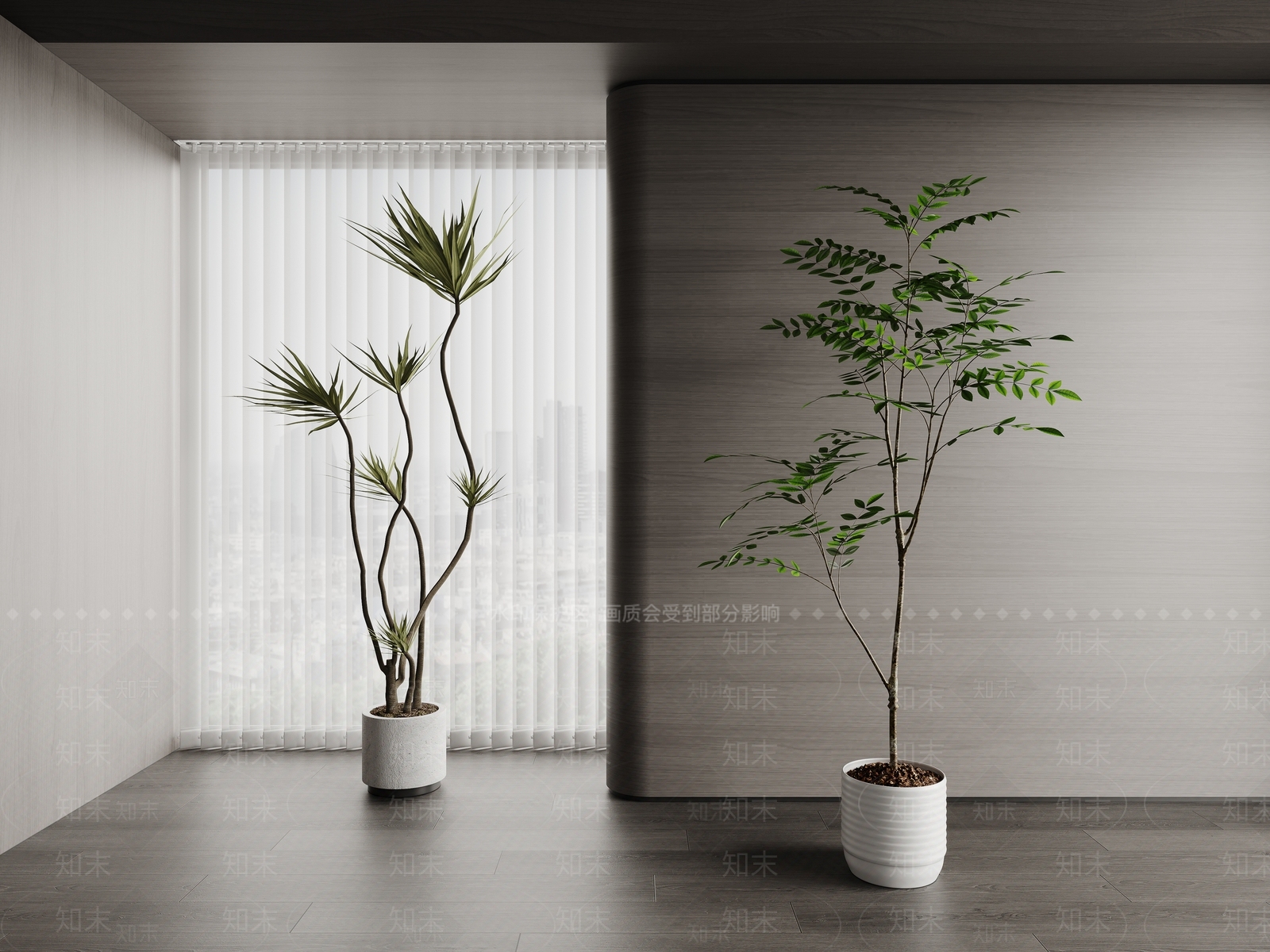 绿植盆栽SU模型下载【ID:1161366414】