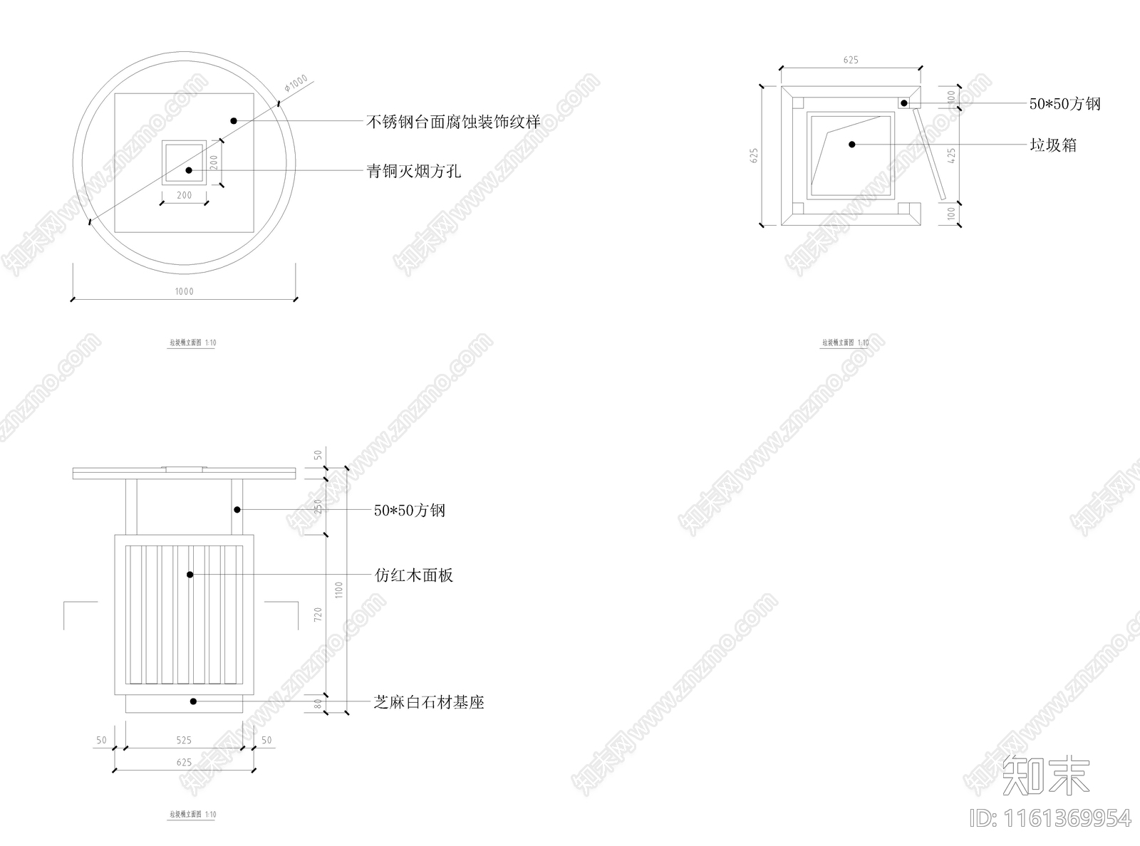 户外灯具图库cad施工图下载【ID:1161369954】