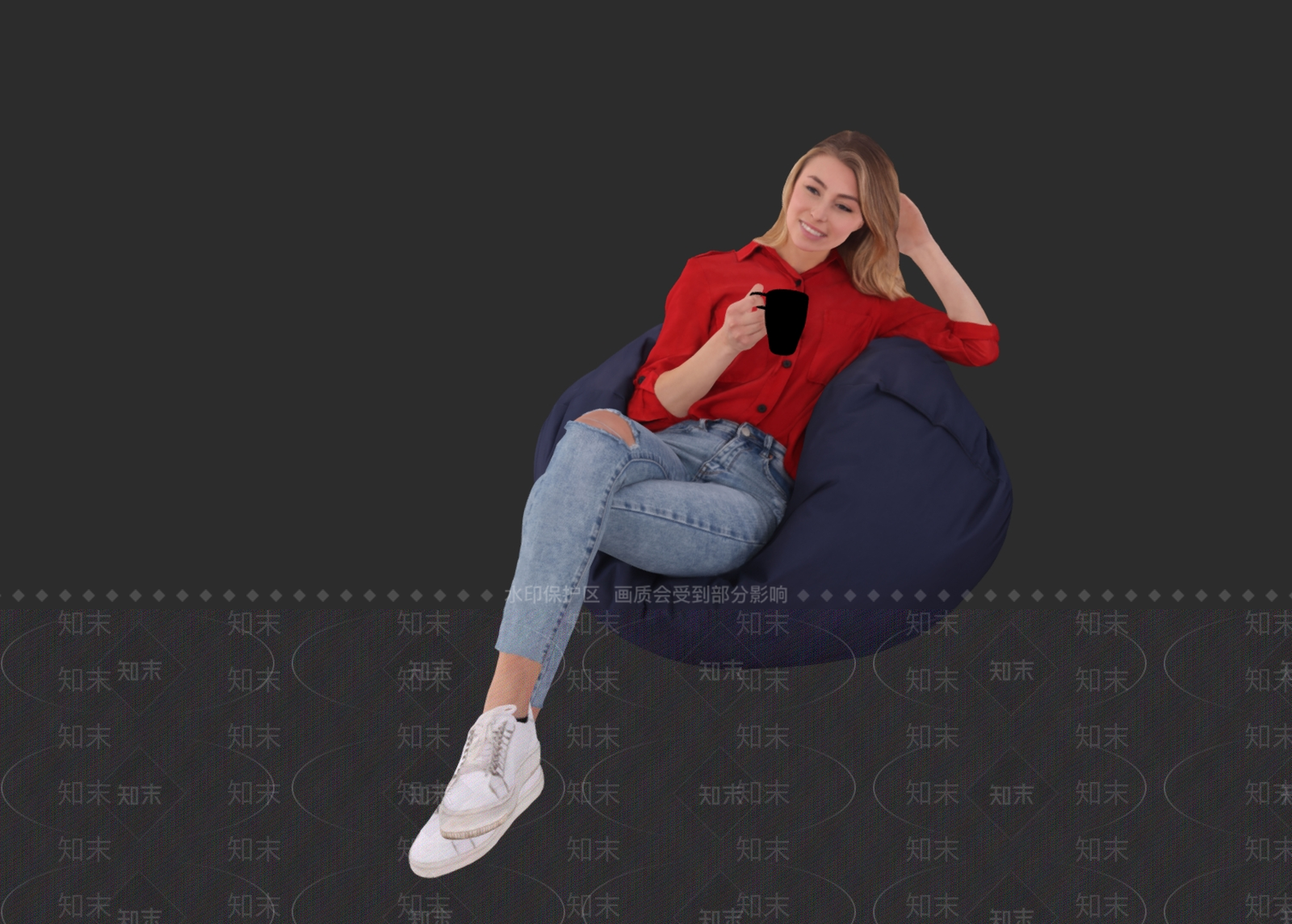 休闲女士SU模型下载【ID:1161370276】