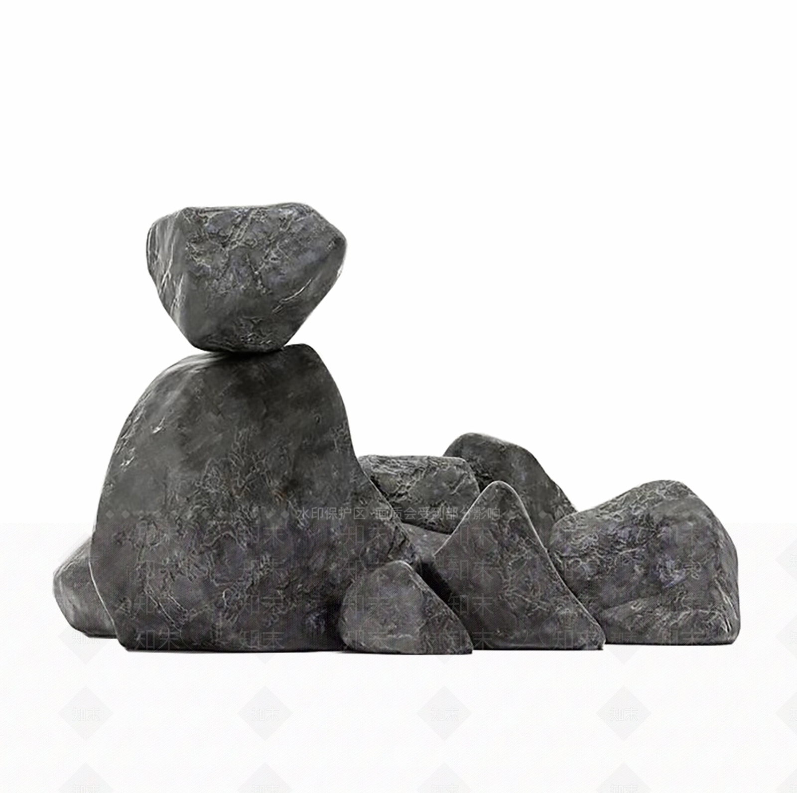现代雕塑摆件3D模型下载【ID:1161373190】