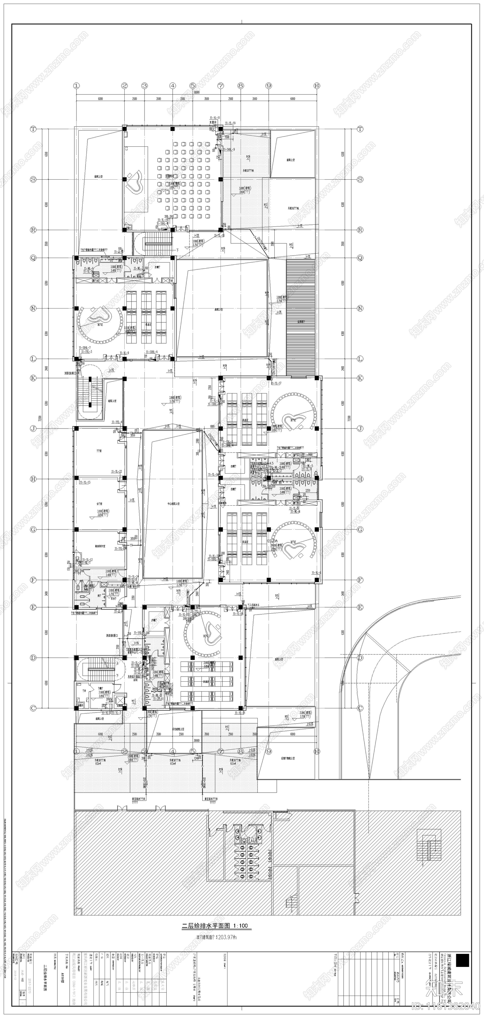 幼儿园给排水图施工图下载【ID:1161382040】