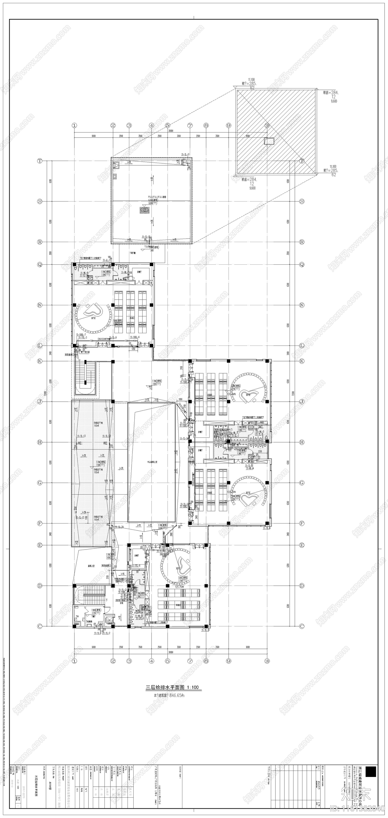 幼儿园给排水图施工图下载【ID:1161382040】