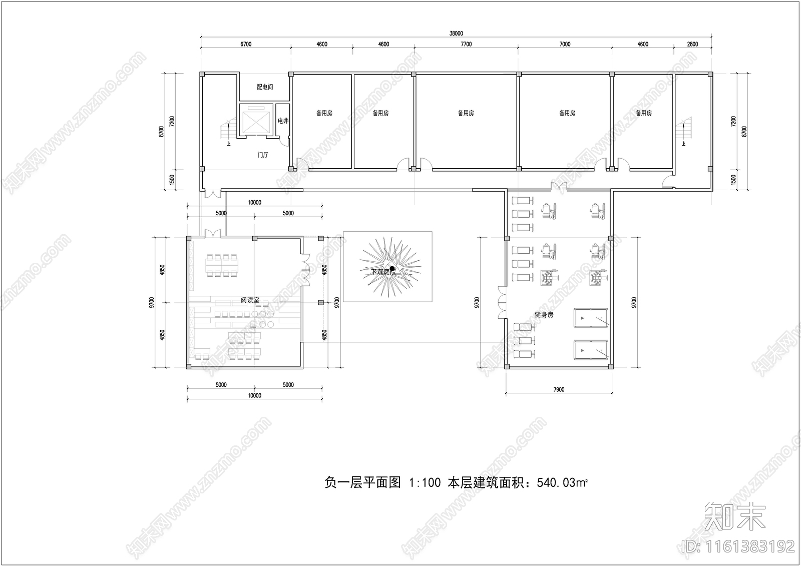 新中式乡村集成综合服务中心施工图下载【ID:1161383192】