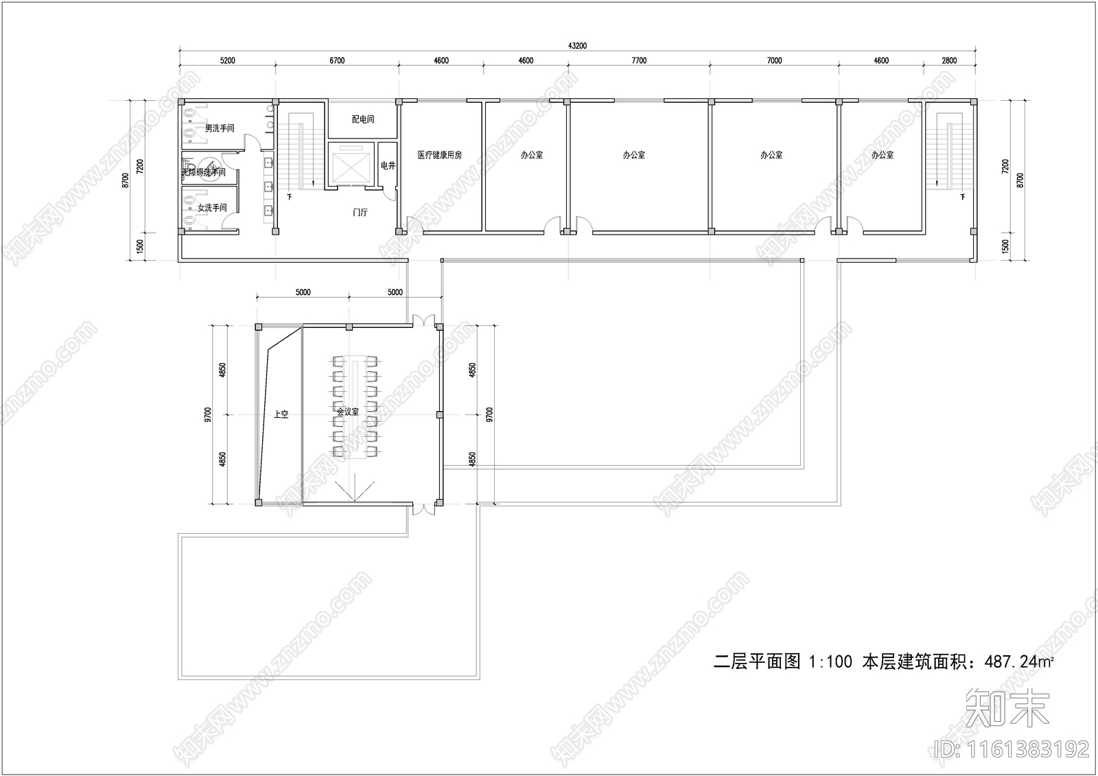 新中式乡村集成综合服务中心施工图下载【ID:1161383192】