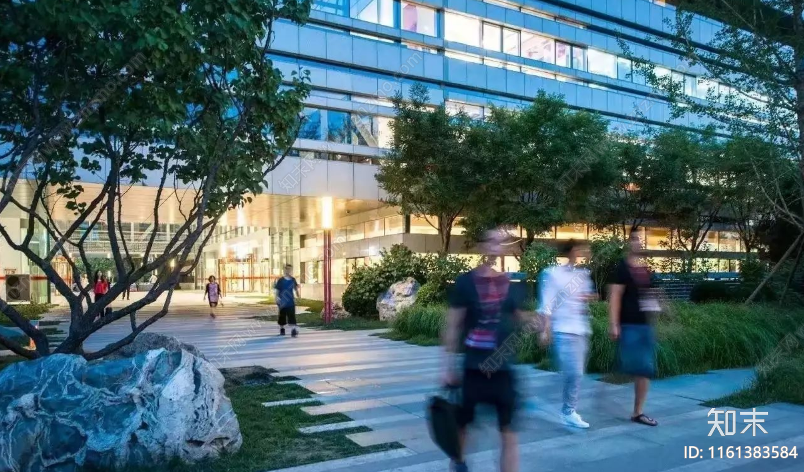 北京京东总部景观施工图下载【ID:1161383584】