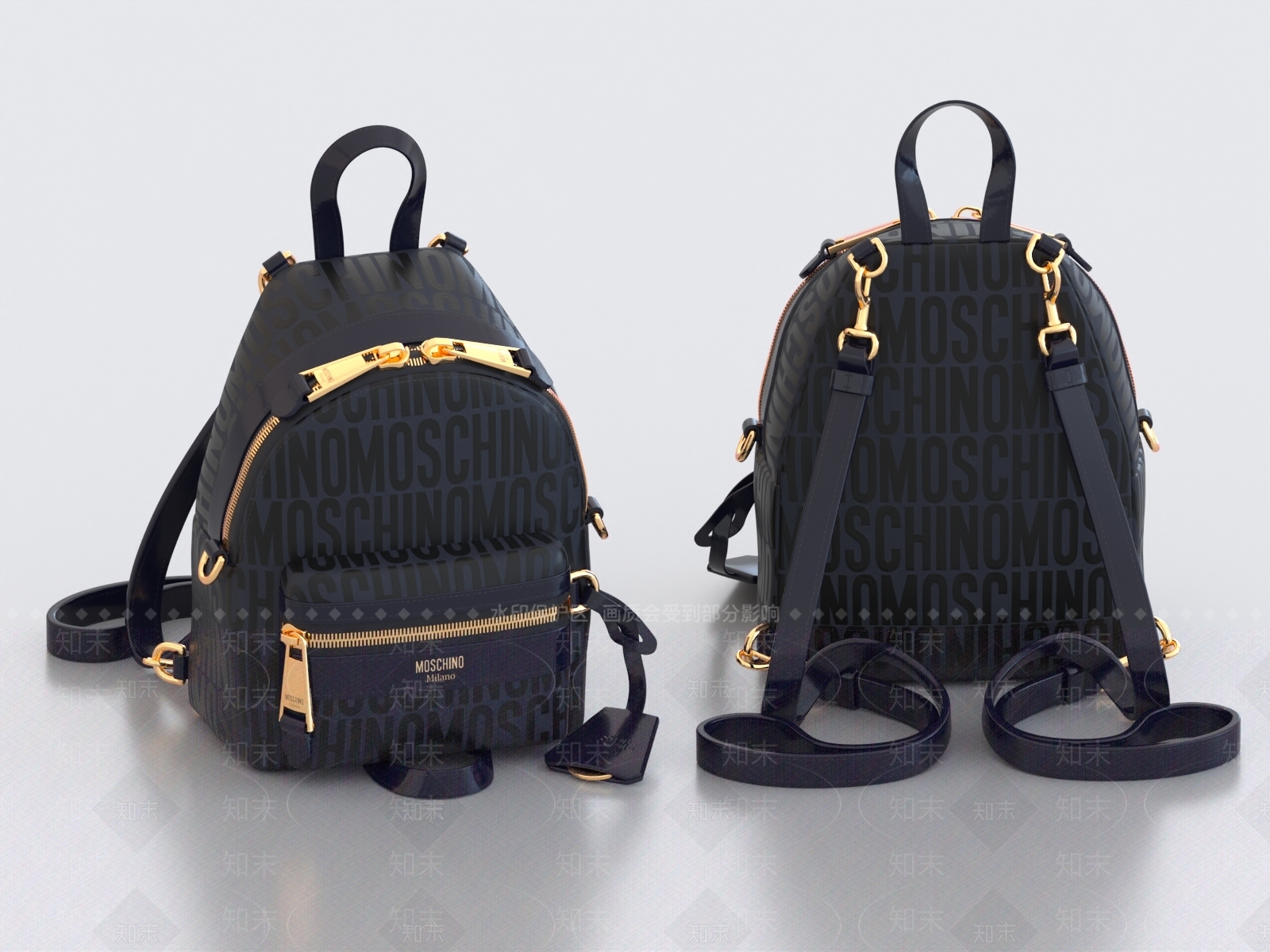 书包3D模型下载【ID:1161388011】