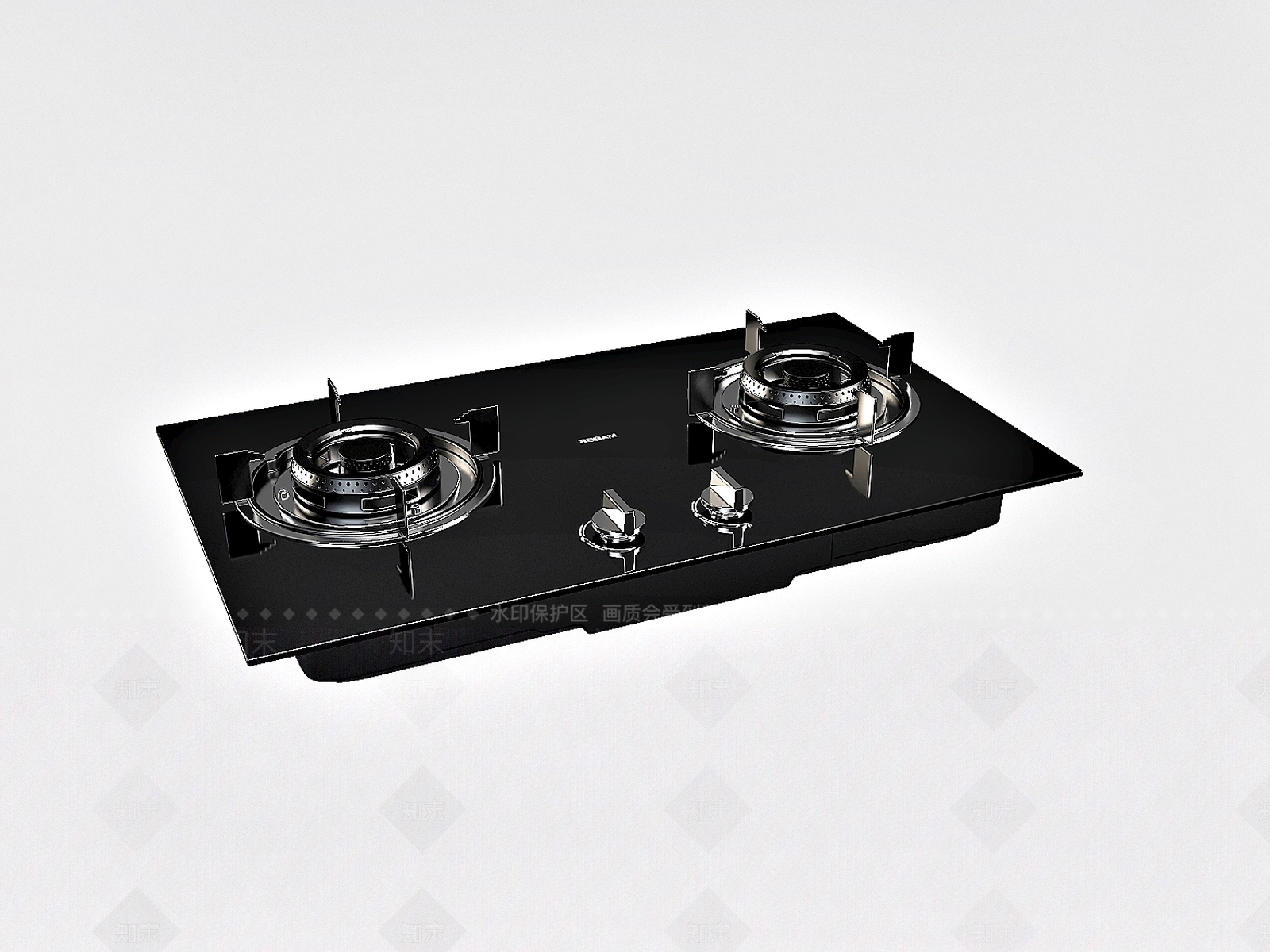 现代灶台燃气灶3D模型下载【ID:1161389752】