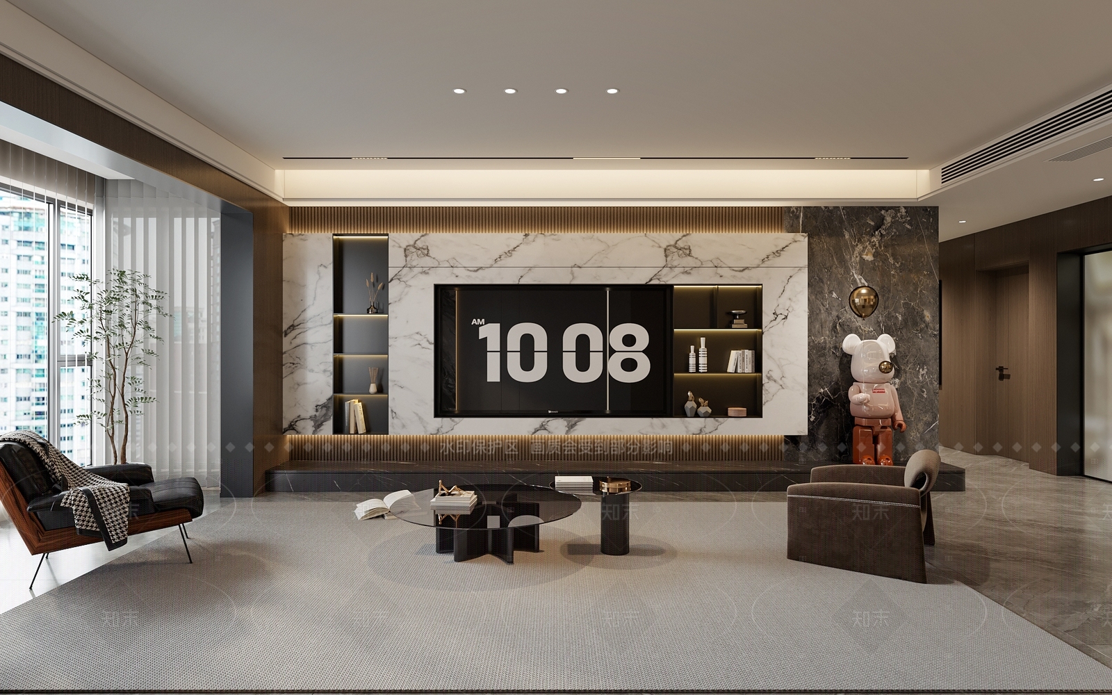 现代玄关3D模型下载【ID:1214599712】