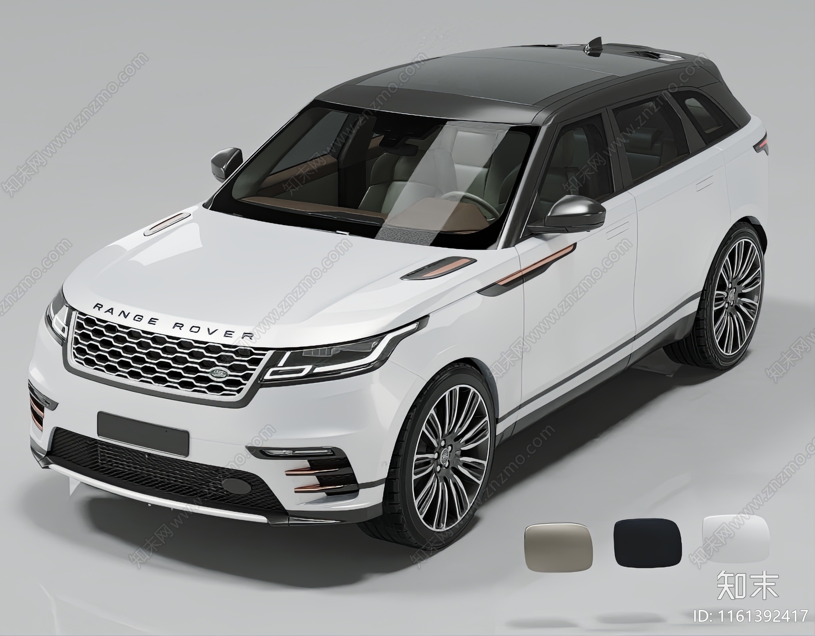 路虎揽胜星脉SUV3D模型下载【ID:1161392417】