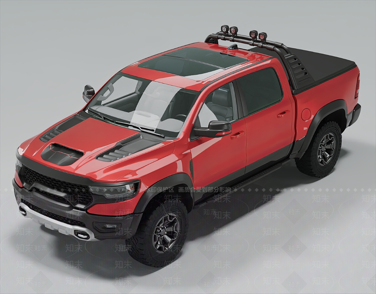 皮卡3D模型下载【ID:1161397436】